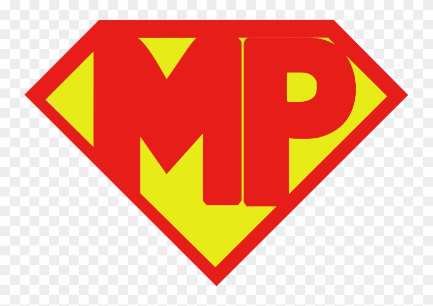 Значок Супермена В Векторе Clipart