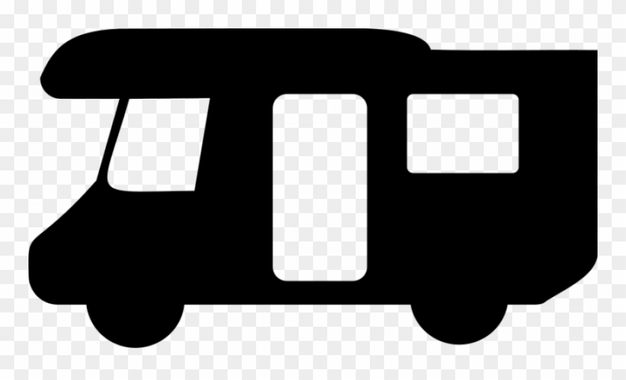Clip Free Stock Motorhome Silhouette At Getdrawings - Camper Icon Png Transparent Png