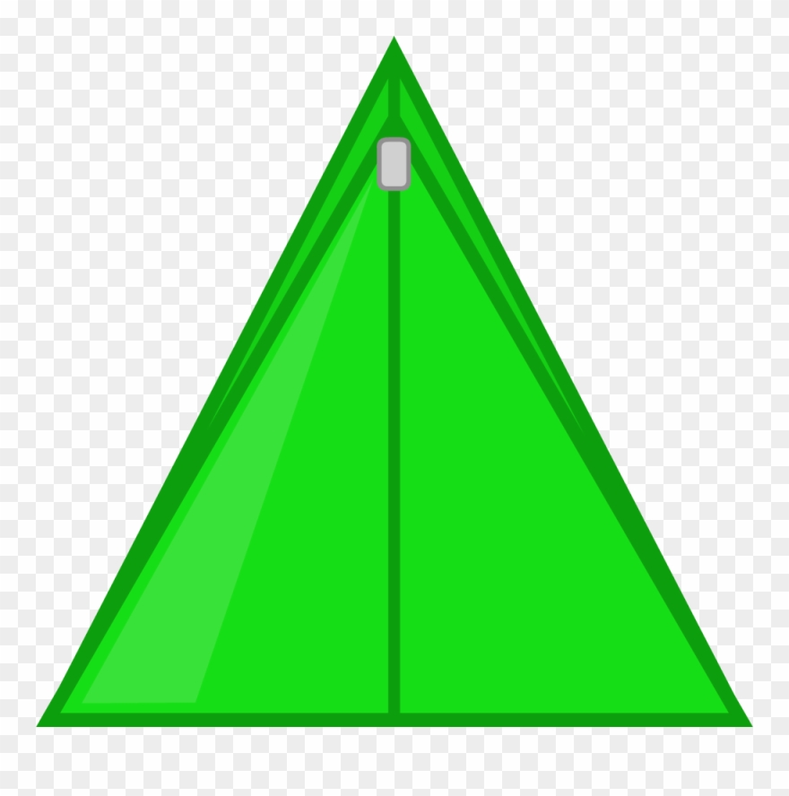 Tent Clipart Triangle Object - Triangle Split Into 3 - Png Download