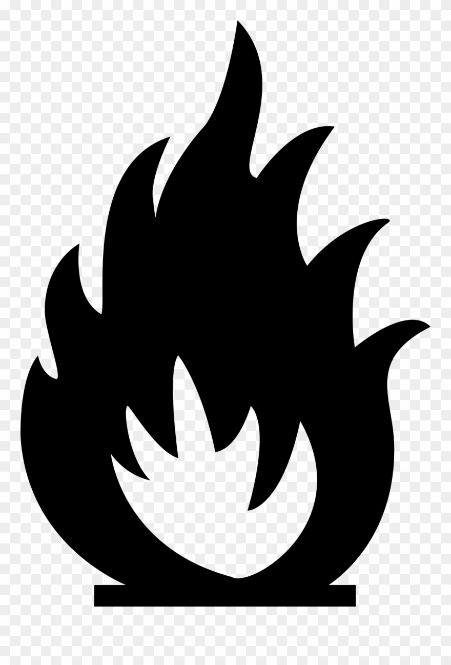 Camp Fire Clipart Api - Flame Safety Symbol - Png Download