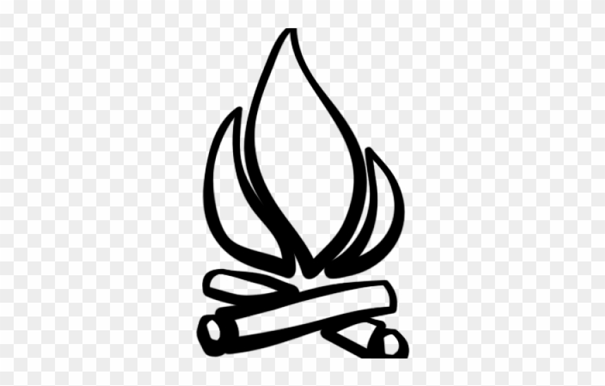 Camp Fire Clipart Apoy - Fire Clip Art - Png Download