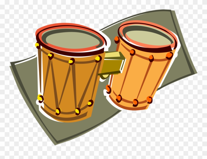 Image Black And White Stock Bongo Drums Clipart - Bongo Clipart - Png Download