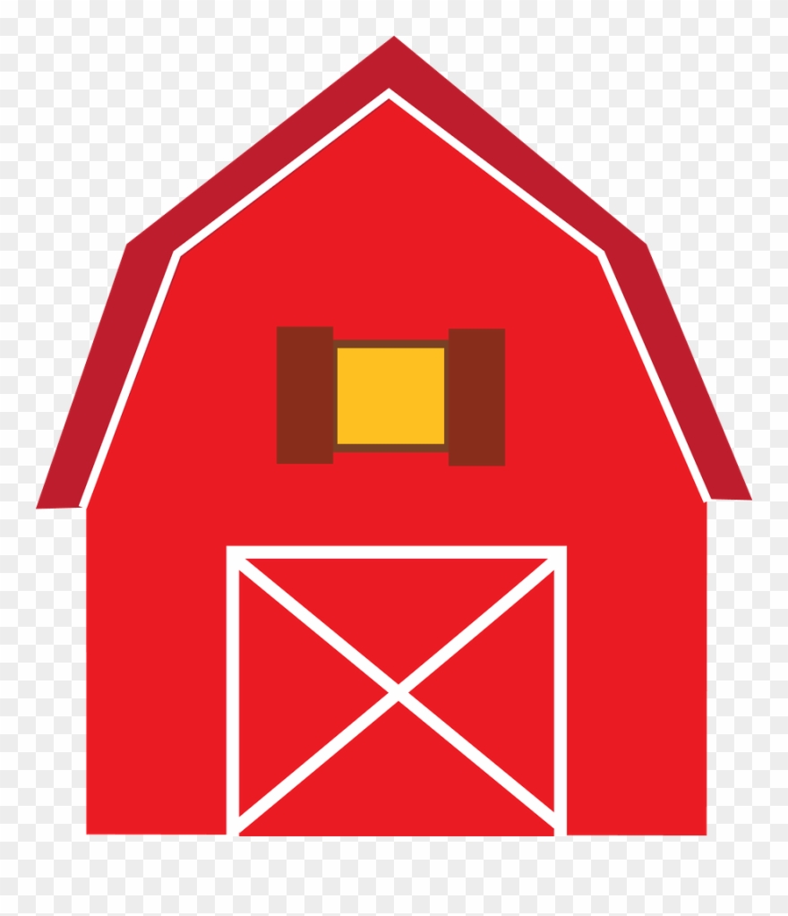 Farmhouse Clipart Drawing - Png Download