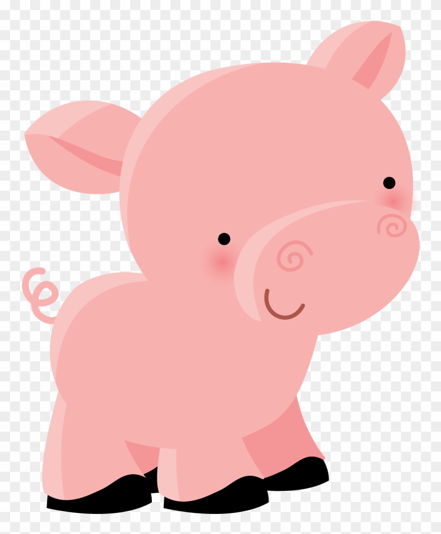 Pig Illustration, Farm Animals, Cute Animals, Farm - Animalitos De Granja Png Clipart