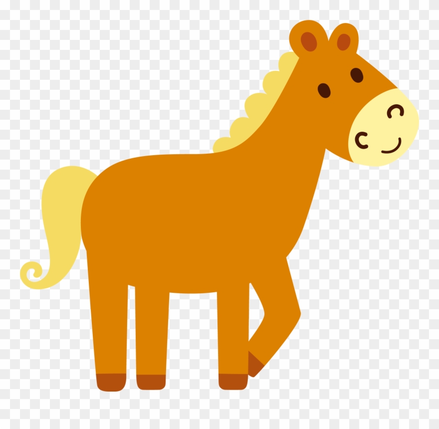 Farmhouse Clipart Horse - Bichinhos De Fazenda Png Transparent Png