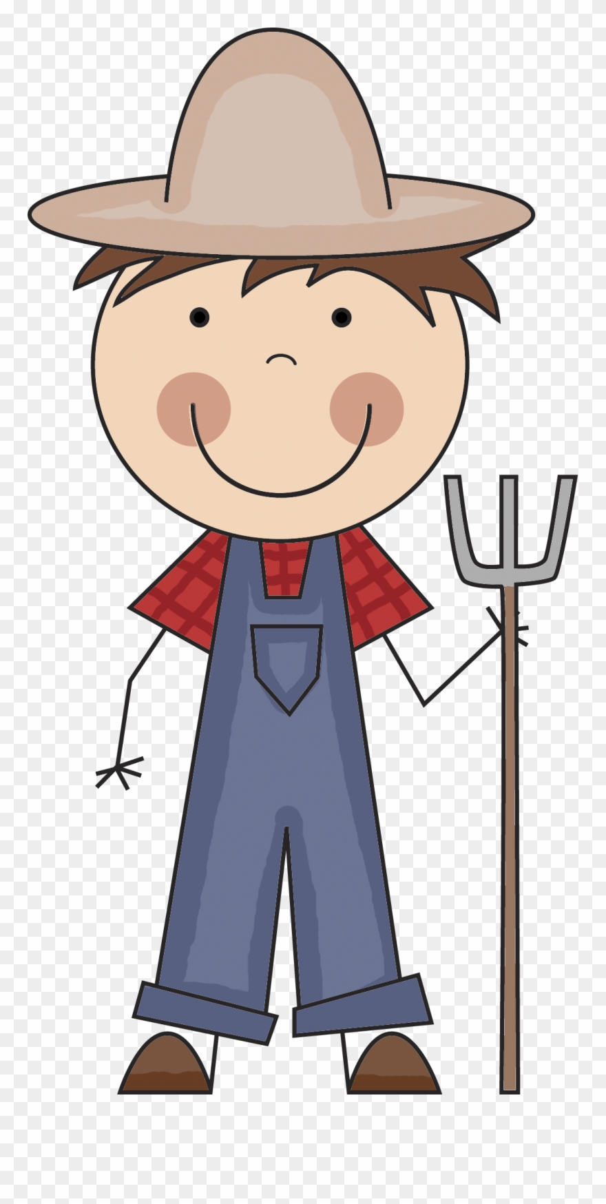 People Clipart Farmer - Cartoon Farmers Png Transparent Png