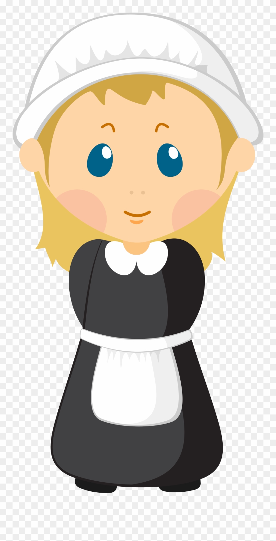Girl Pilgrim Png Clipart Imageu200b Gallery Yopriceville - Cartoon Pilgrims Transparent Png