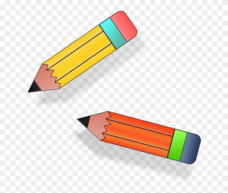 Royalty Free Download 7 Clipart Pensils - Clip Art - Png Download
