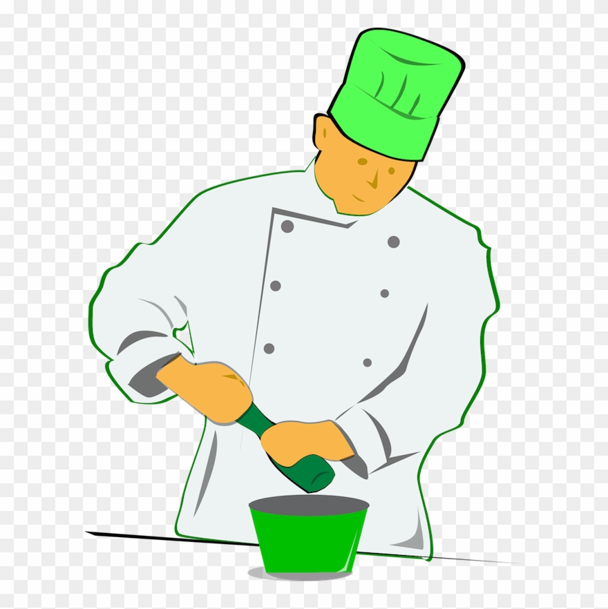 Clipart Restaurant Pastry Chef - Chef Clip Art - Png Download