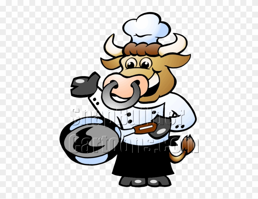 Clipart Cow Chef - Png Download