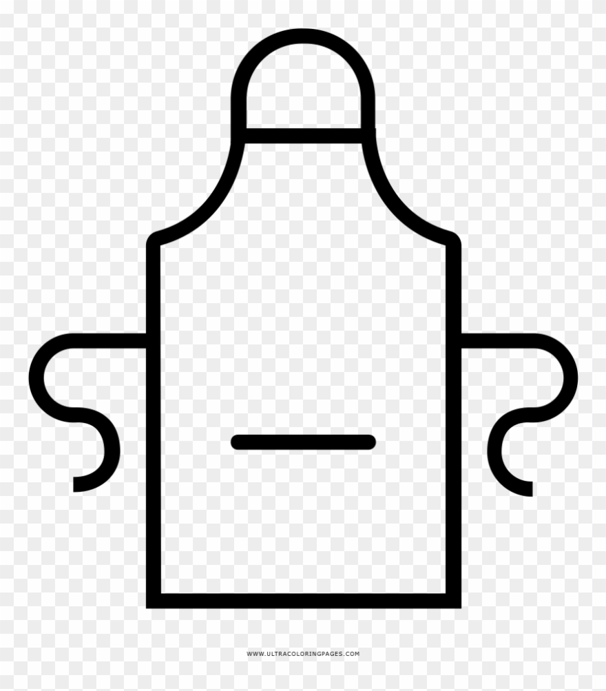 Apron Coloring Pages - Apron Clipart