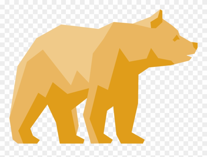Bear Clipart Student - Uc Berkeley Bear Logo - Png Download