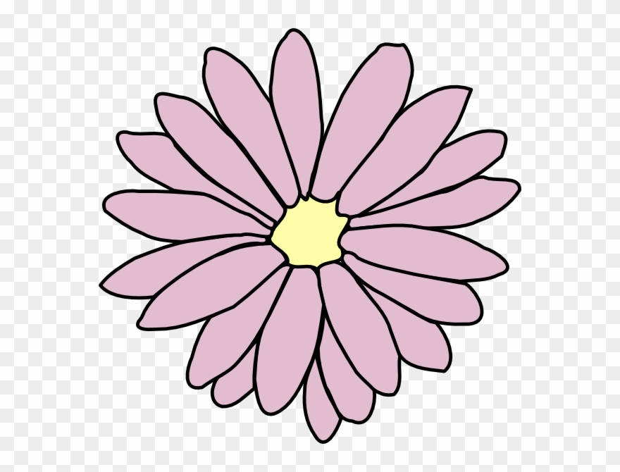 Pink Clip Art At - Flower Clip Art - Png Download