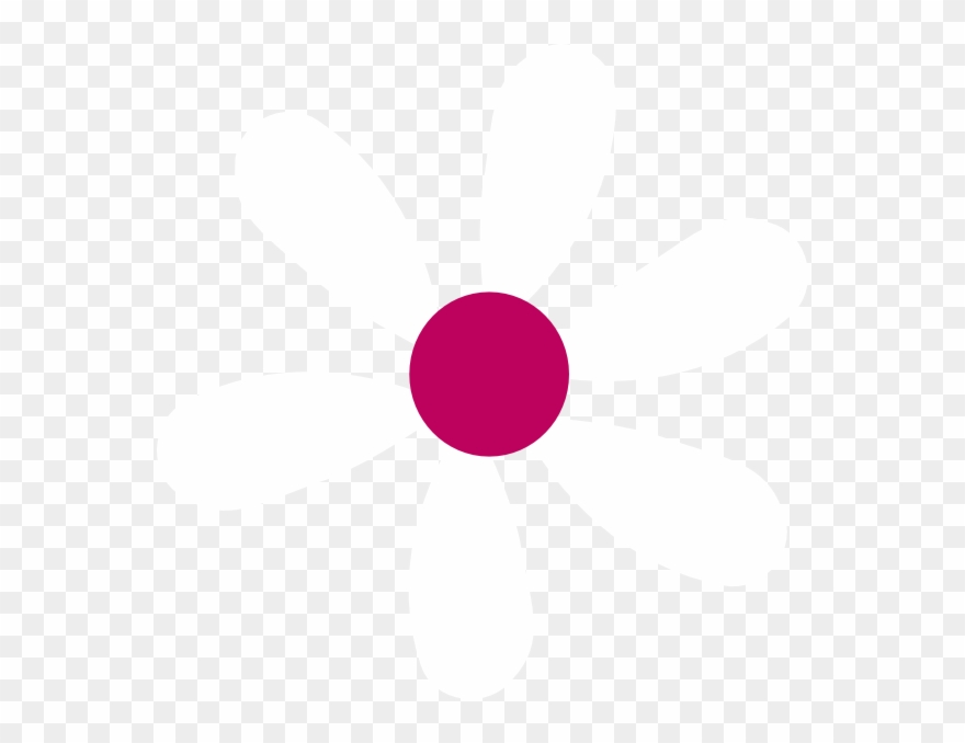 This Free Clip Arts Design Of Burgundy-white Daisy - Png Download
