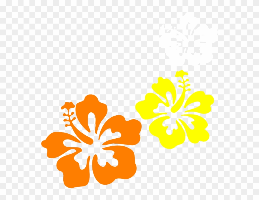 Orange Flower Clipart Hibiscus - El Rio Y Mar Resort - Png Download