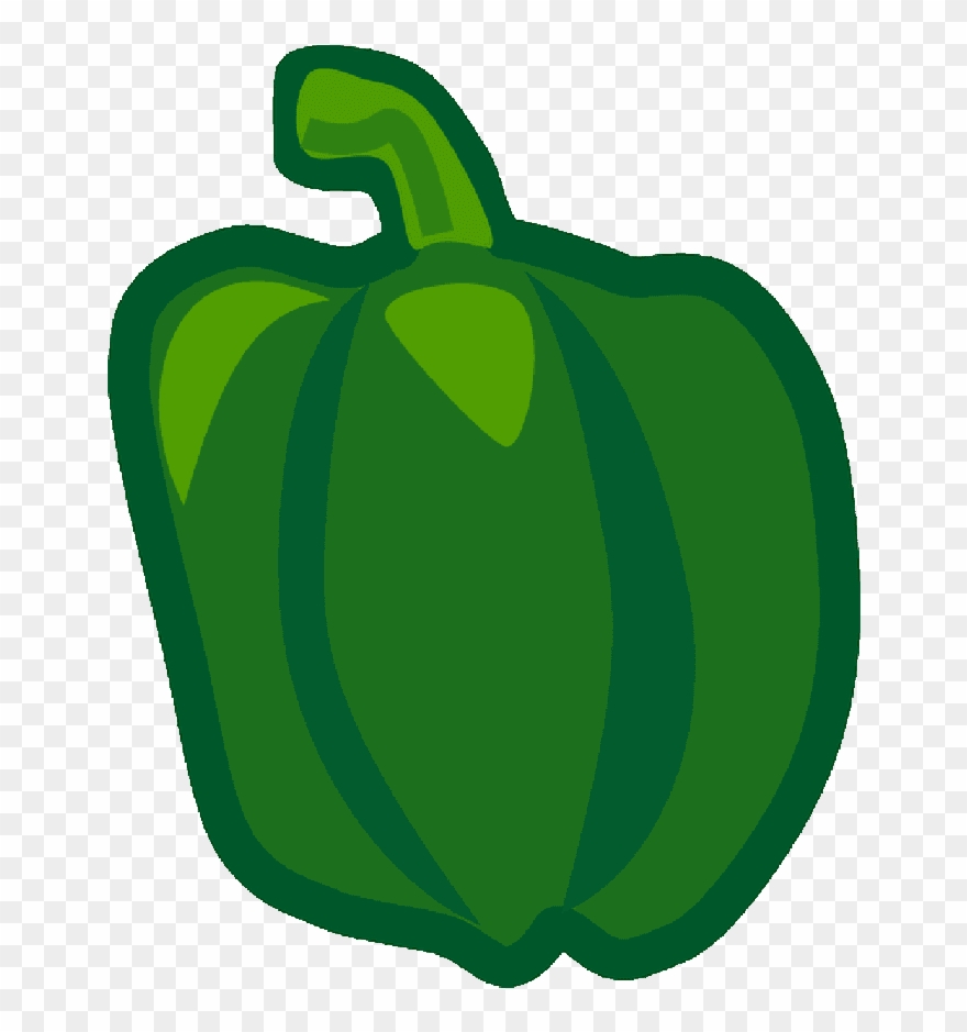 Clip Freeuse Download Download Stunning Chili Pepper - Green Bell Pepper - Png Download