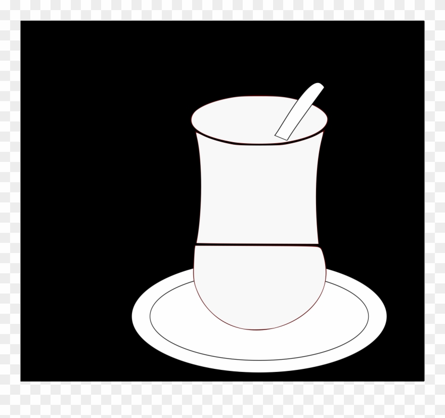 Coffee Cup Saucer Teacup Measuring Spoon - Saucer Clipart