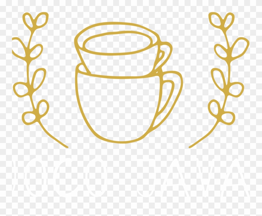 Cropped Coffee Logo White Font - Proud Vegan Messenger Bag Clipart