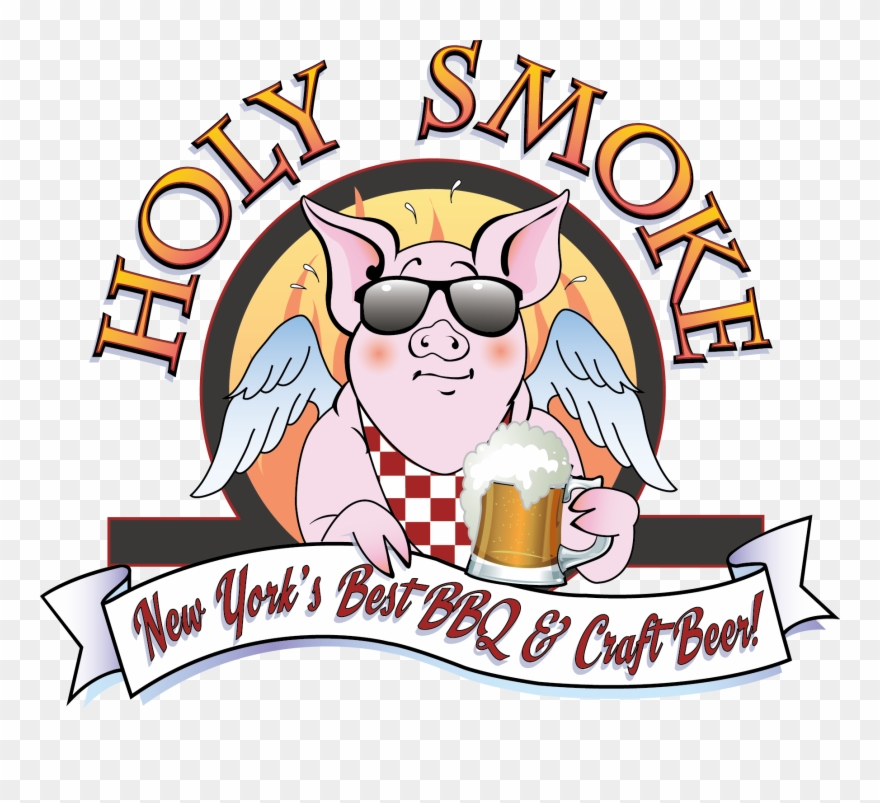 Cafe Vector Coffee Shop - Holy Smokes Bbq Logo Clipart