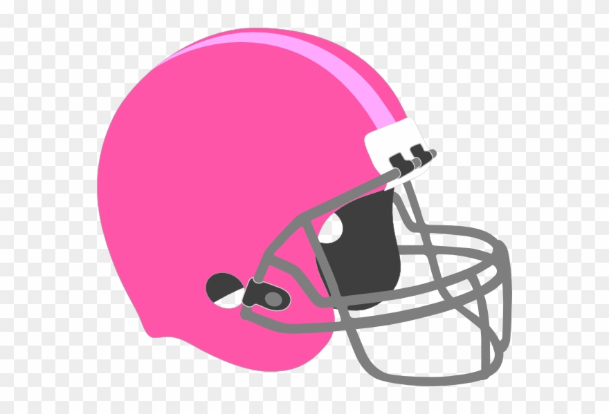 Pink Football Helmet Clipart - Png Download
