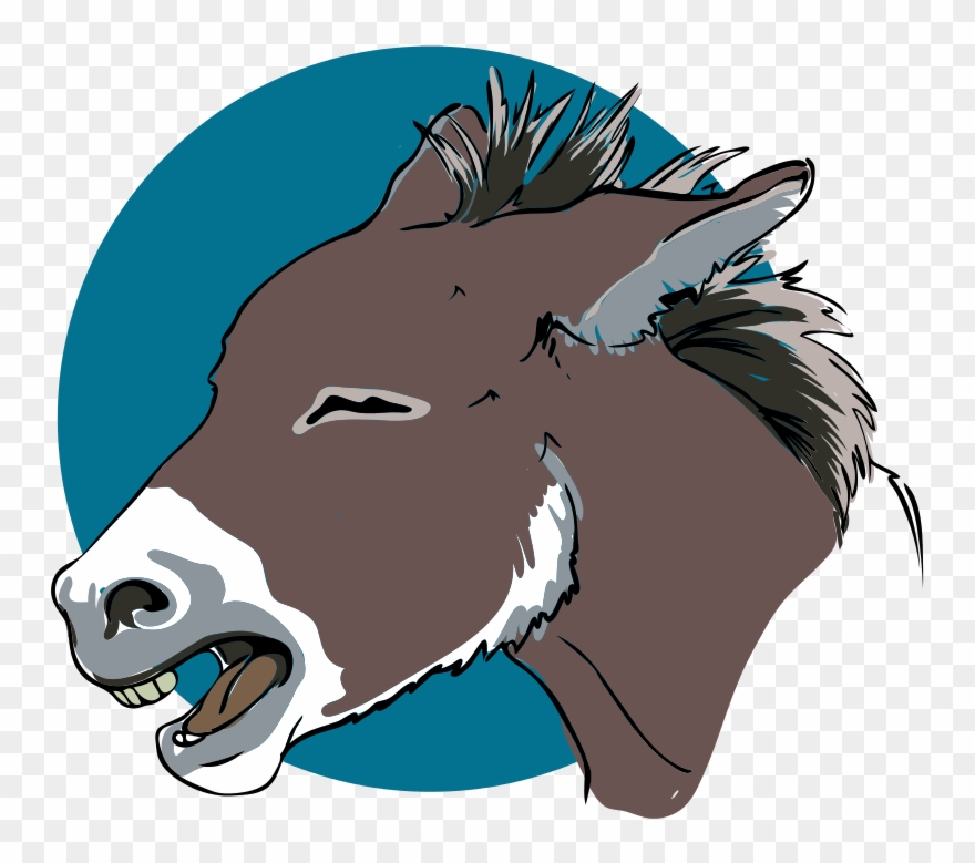 Donkey Closeup - Chibi Donkey Clipart