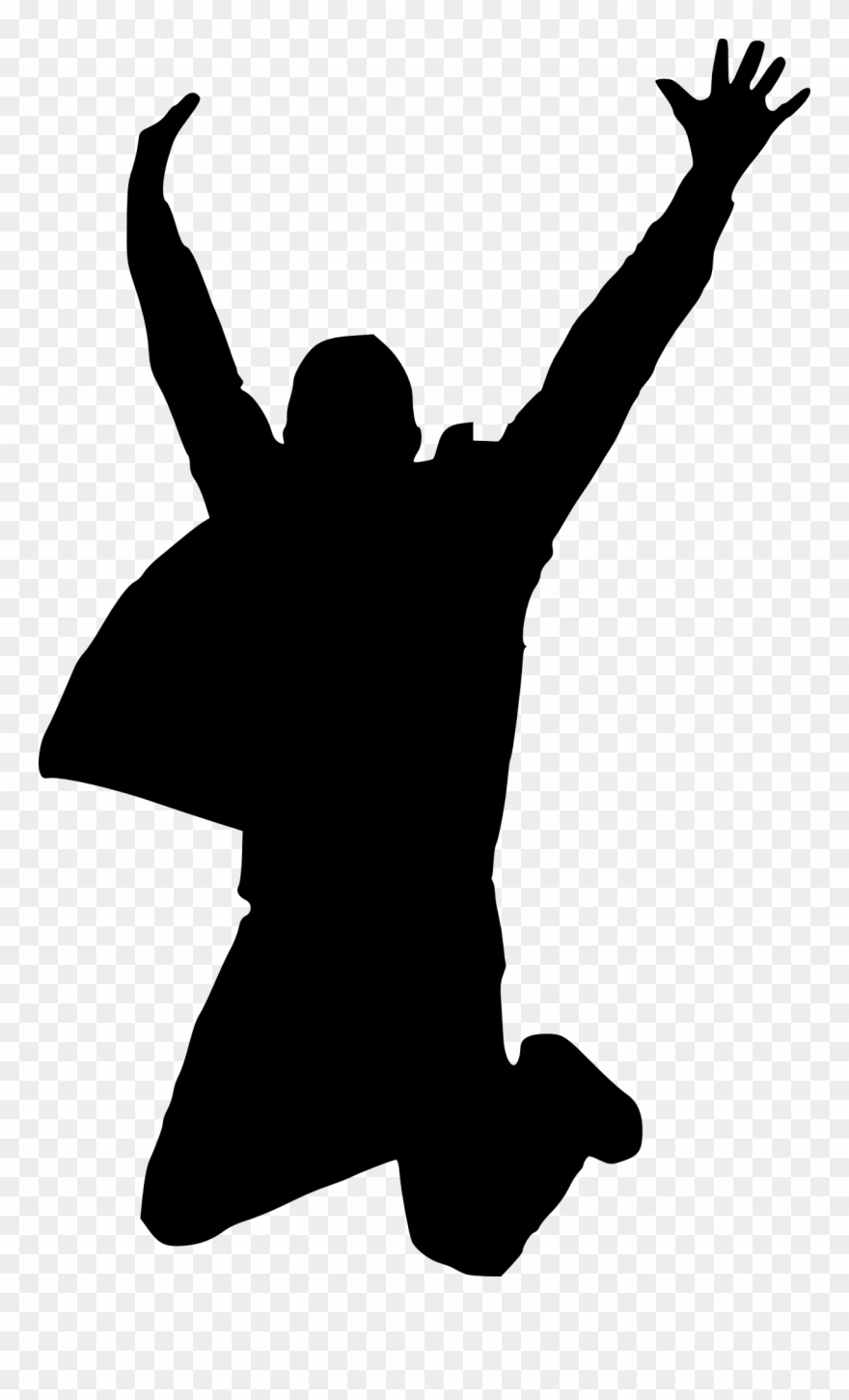 Happy Silhouette Clipart