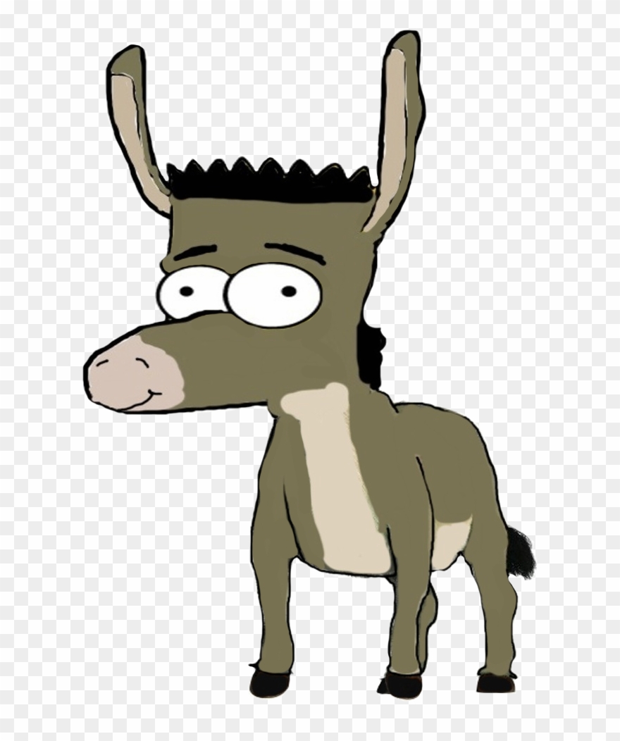 Bart Simpson As Donkey By Darthraner83 On Clipart Library - Png Download