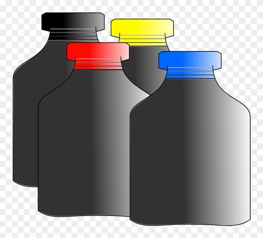 Dyeing Bottle Color Ink Clipart