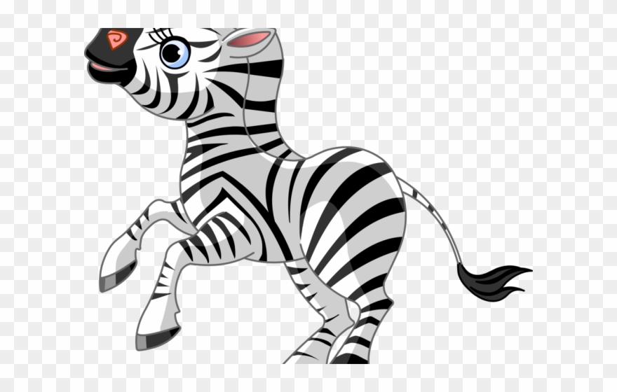 Zebra Clipart Realistic - Zoo Animals Clip Art - Png Download
