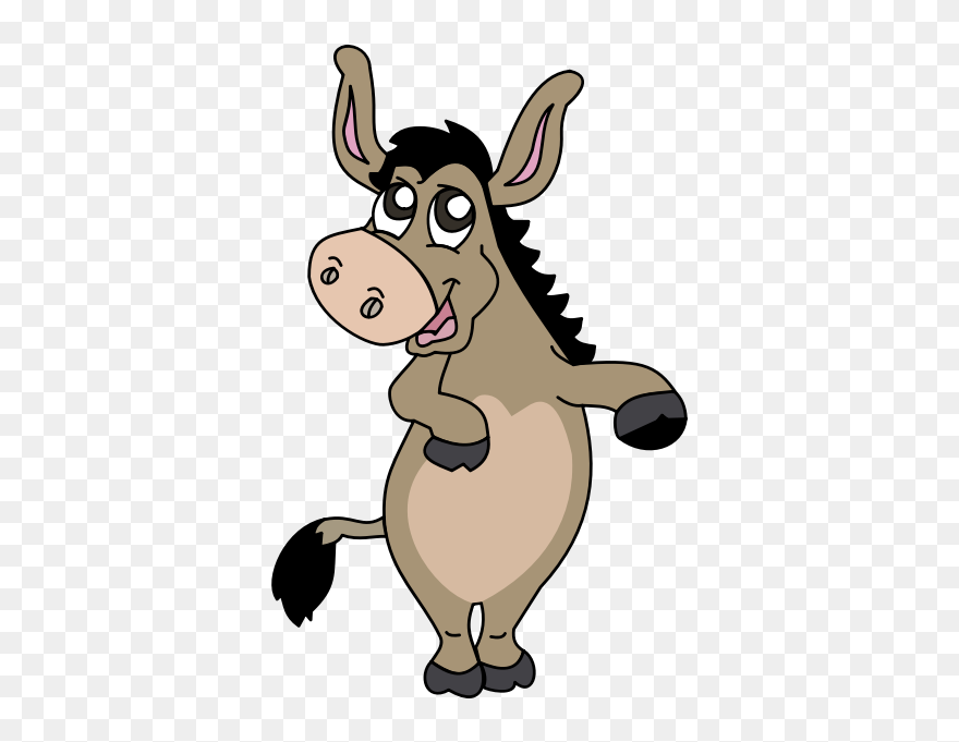 Donkey Free To Use Clip Art - Clipart Burro - Png Download