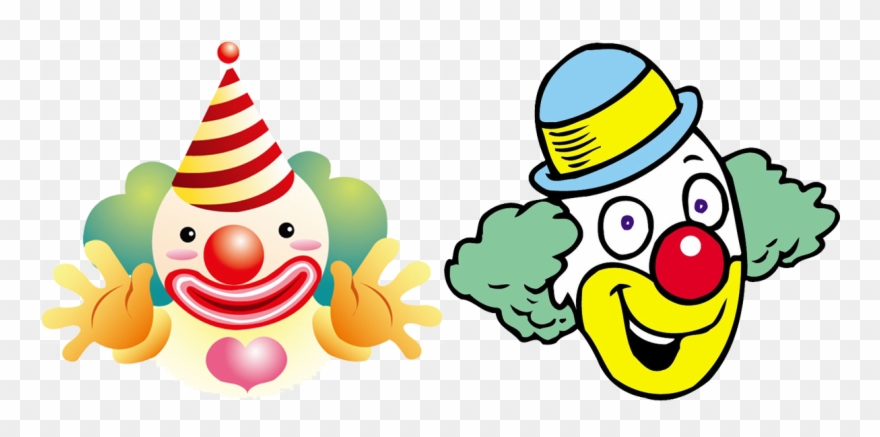 Cartoon Clip Art Circus Character - Cartoon Clown Face Png Transparent Png