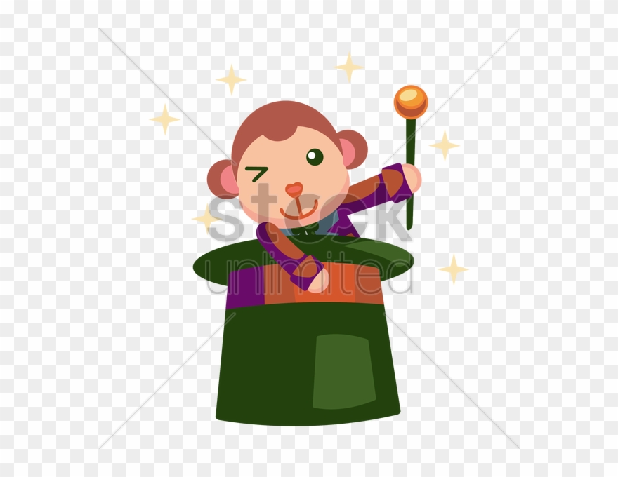 Cartoon Magician In Circus Clipart Magician Clip Art - Circus Magician Clip Art - Png Download