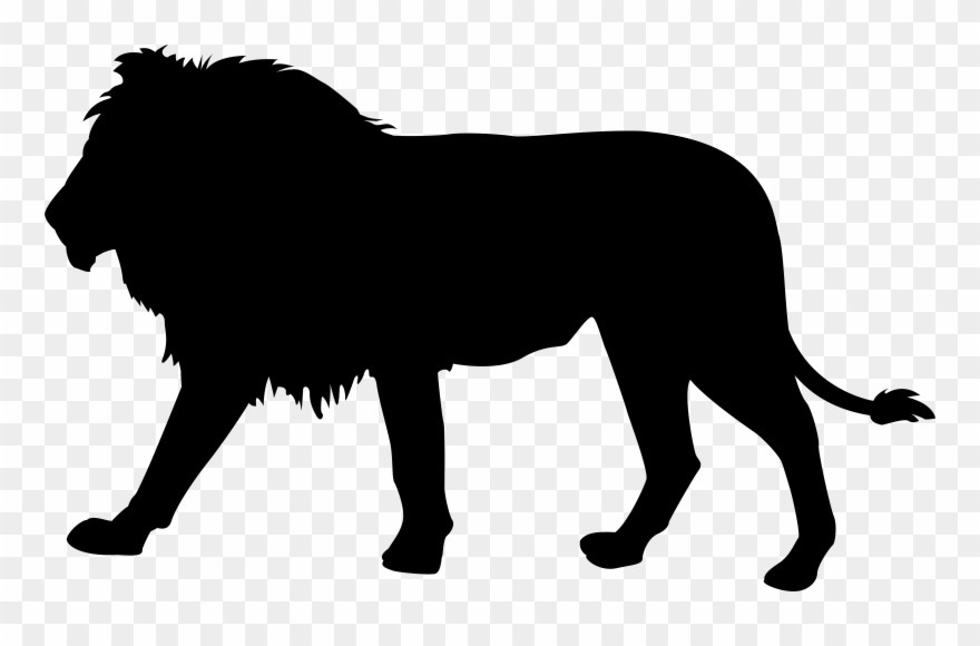 Lion Silhouette Png Clipart