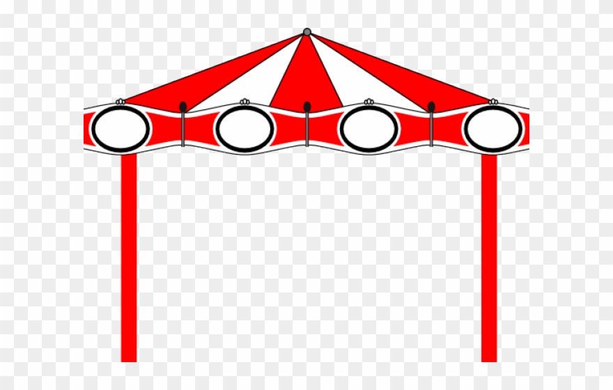 Carousel Clipart Carnival - Carnival Party Carnival Border Clip Art - Png Download