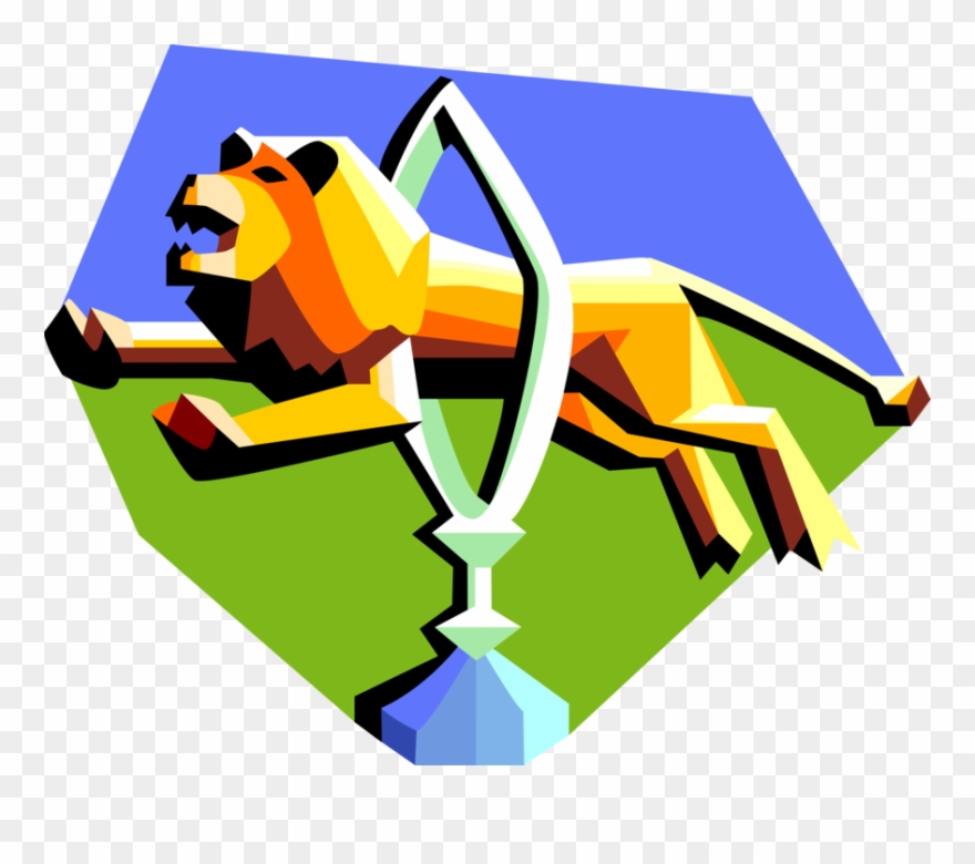 Vector Illustration Of African Male Lion King Of The Clipart