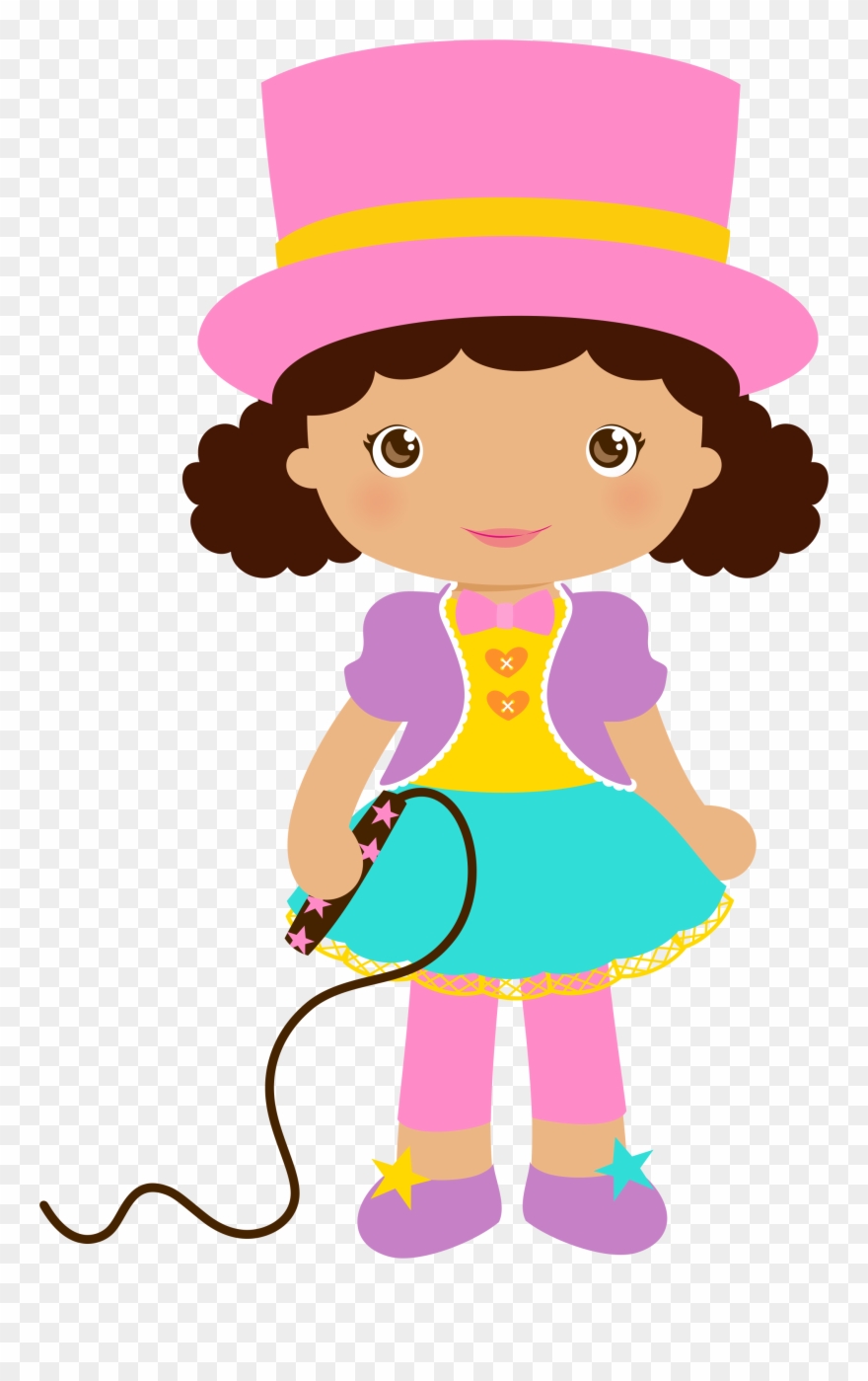 Circus Clipart Announcer - Topo De Bolo Circo Para Imprimir - Png Download