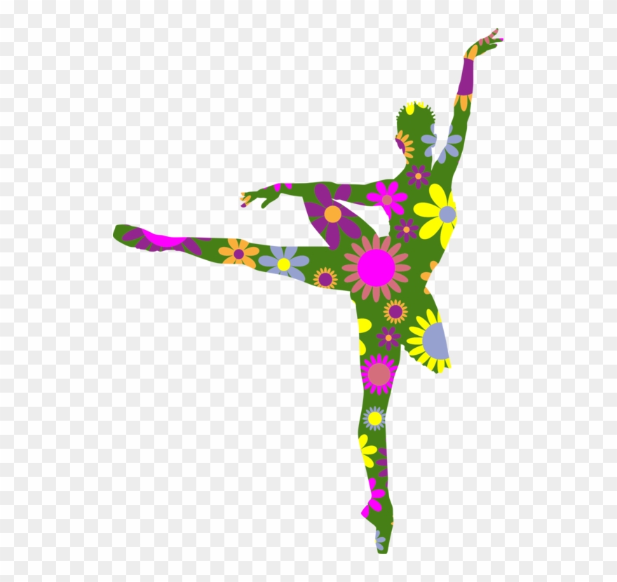 Ballet Dancer Ballet Dancer Floral Design Flower - Floral Ballerina Clipart