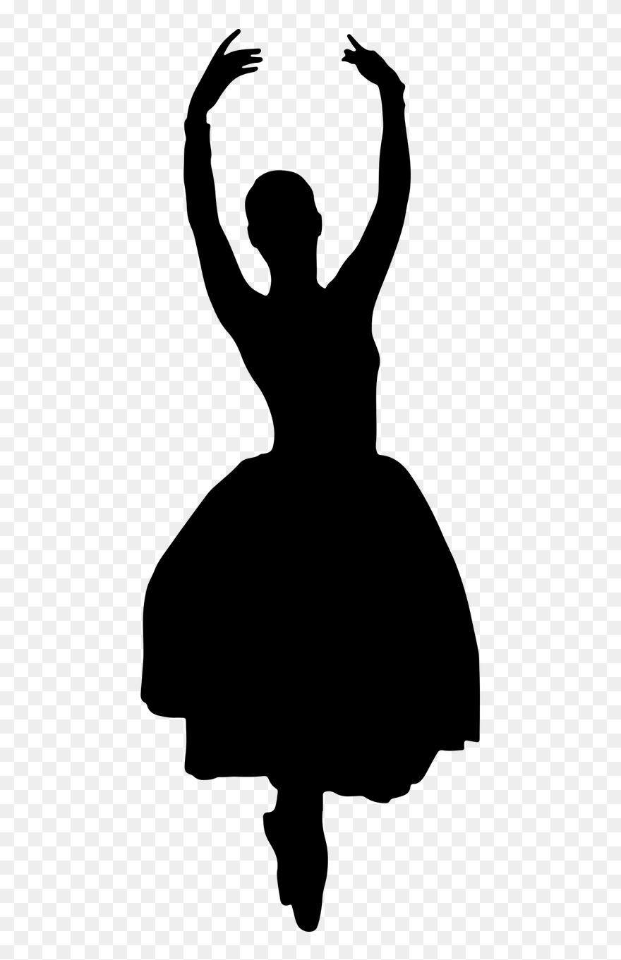 Dans Eden Kadın Çizimi Clipart