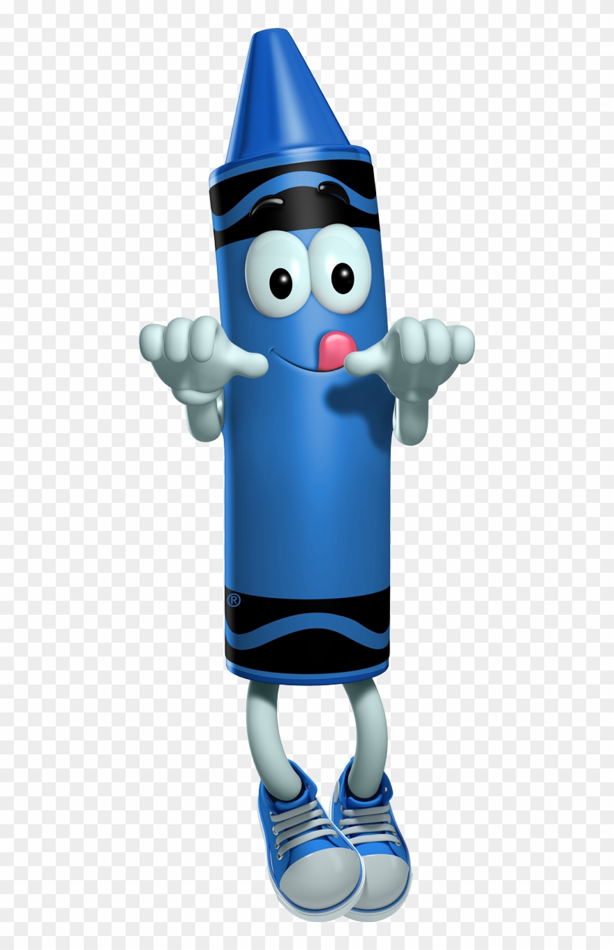 Crayon Hanging In There Clipart