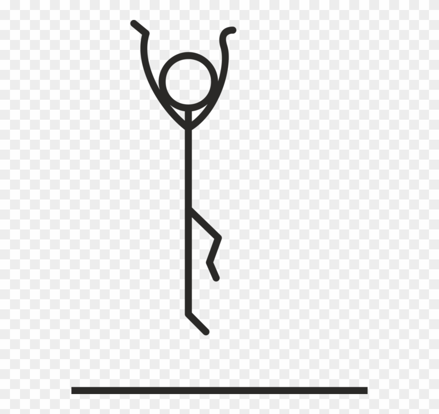Stick Figure Dance Drawing Computer Icons Jumping Clipart