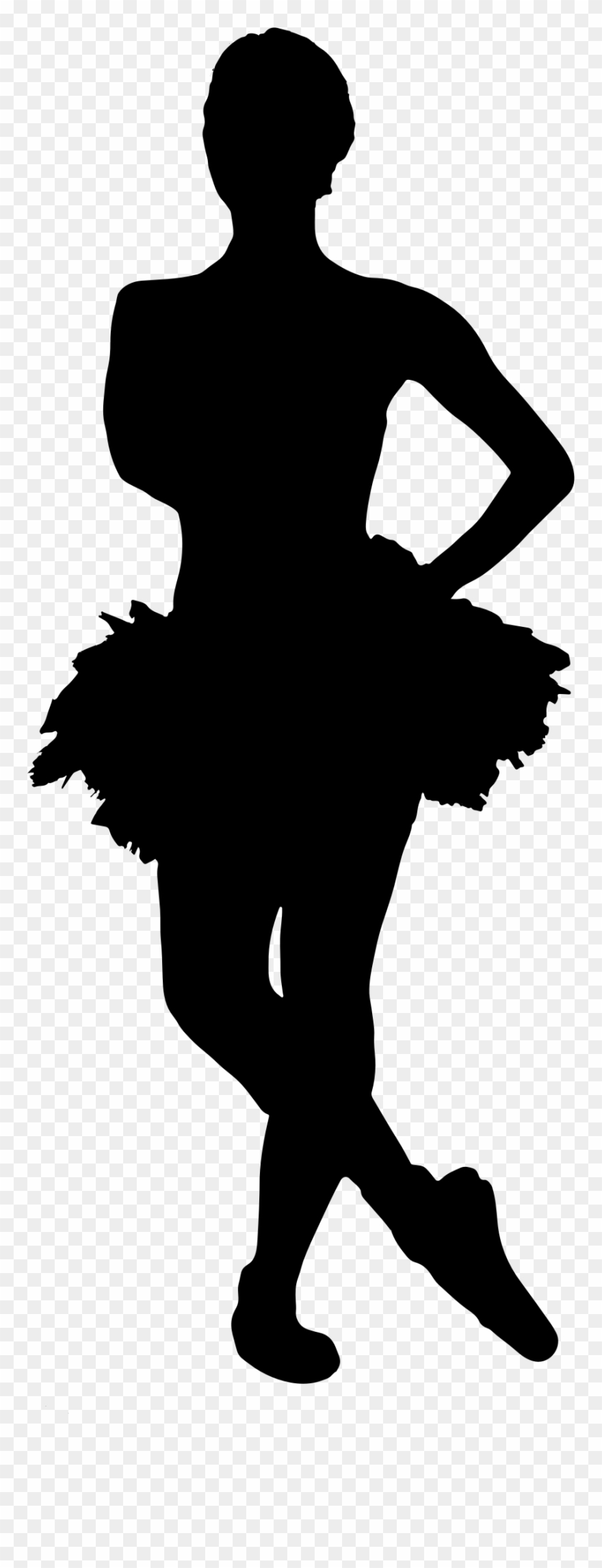 Flapper Silhouette Clip Art - Png Download