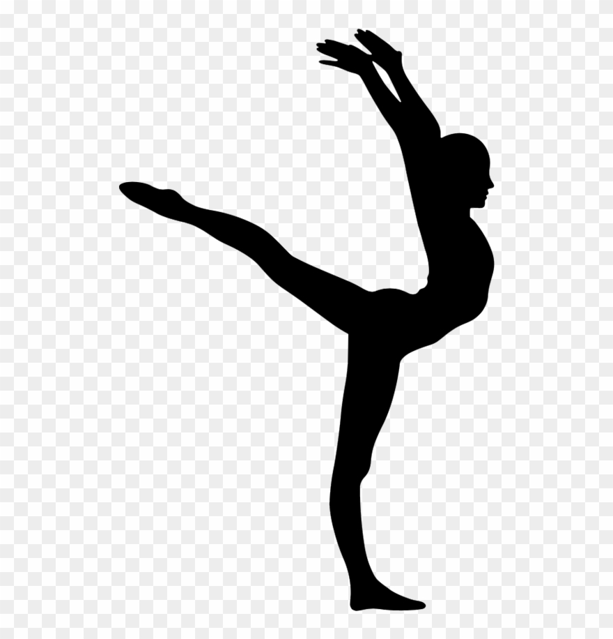 Clip Art Royalty Free Stock Cartwheel Silhouette At - Gymnastics Png Transparent Png