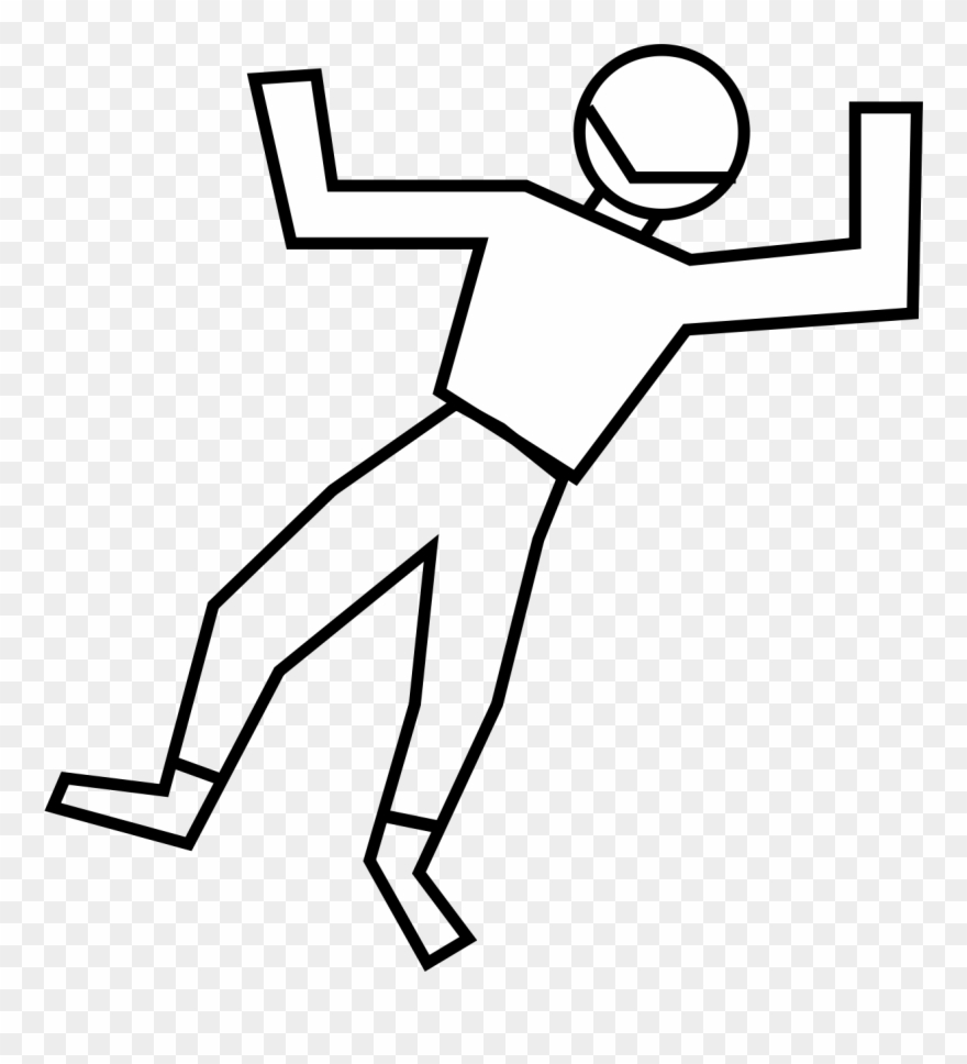 Download Clipart Black And White Stock Free Cliparts - Draw A Dead Person - Png Download