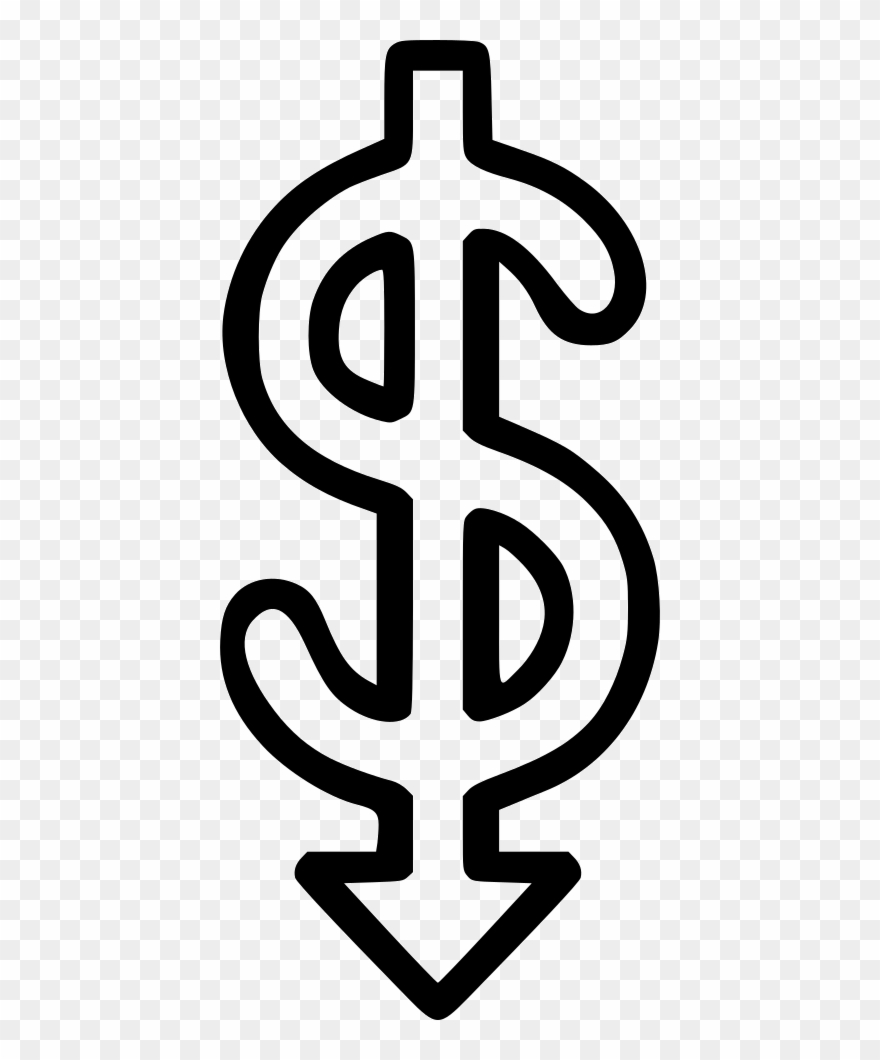 Down, Lower Bid, Negative, Pound Sterling, Rate, Reduce Clipart