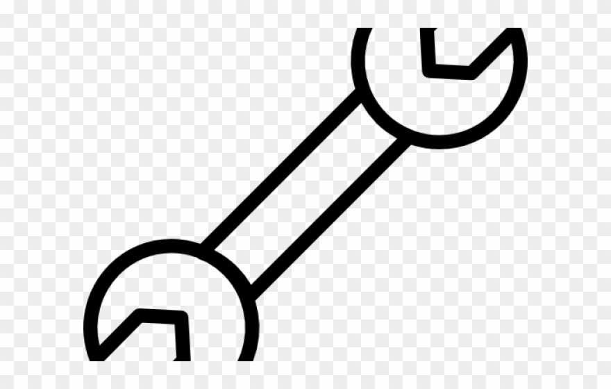 Wrench Clipart Double Sided - Png Download