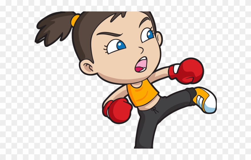 Mixed Martial Arts Clipart Girl - Png Download