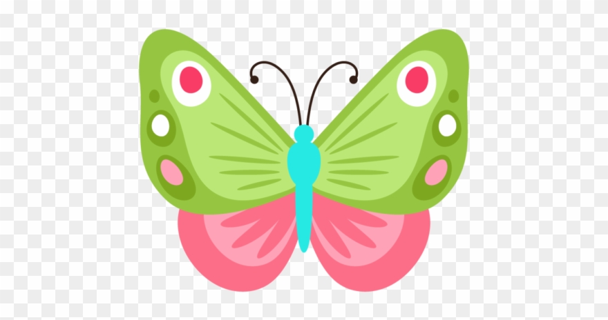 Acr135 Spring Butterfly Clipart