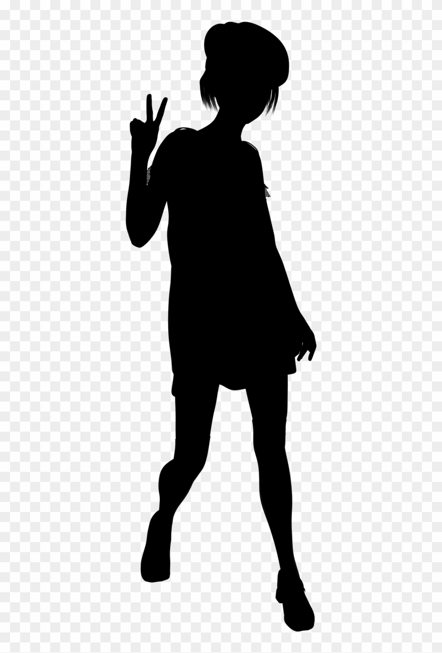 Teenager Clipart Black And White - Png Download