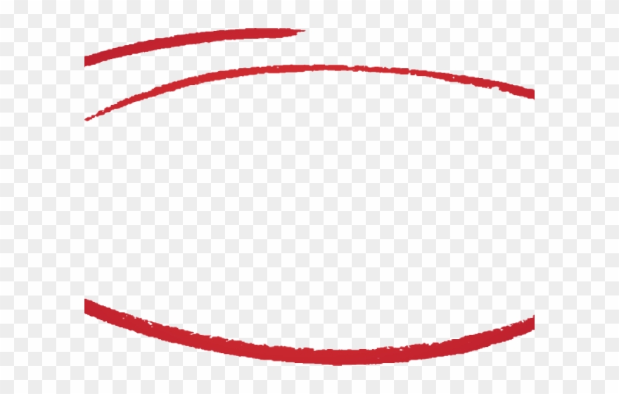 Drawn Circle Clear Red Clipart