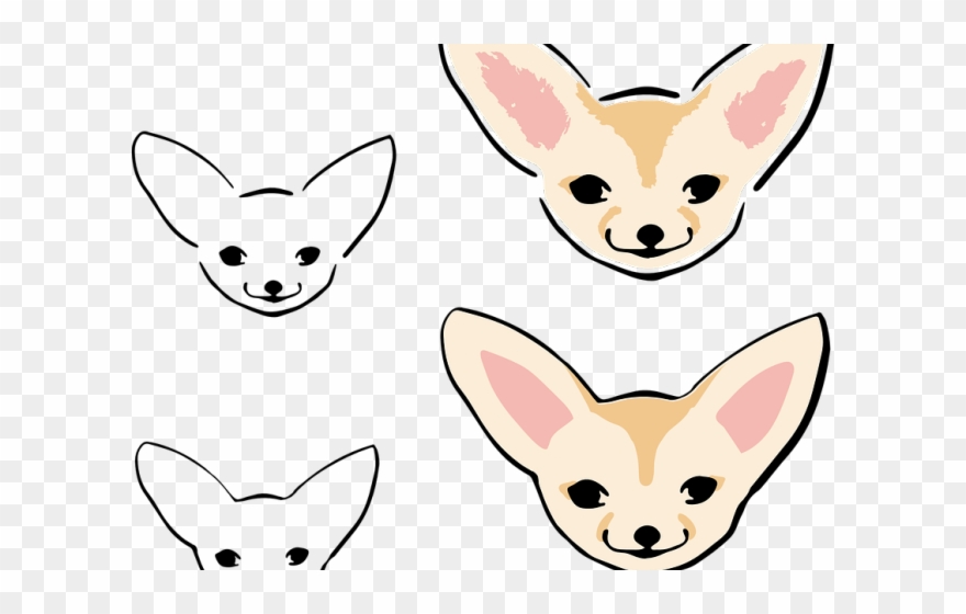 Chihuahua Clipart Hand Drawn - Png Download